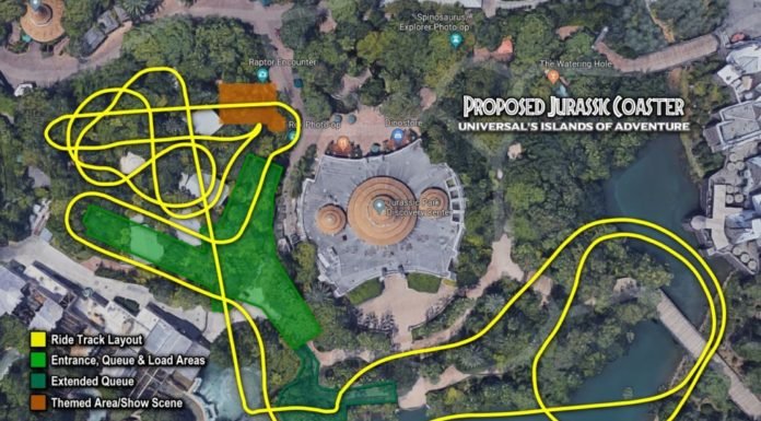 Se viene una nueva montaña rusa de Jurassic Park en Universal Orlando y es increíble