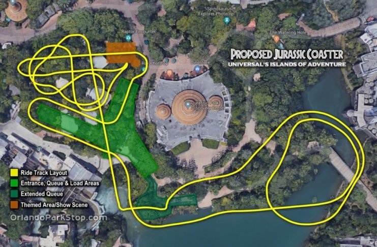 Se viene una nueva montaña rusa de Jurassic Park en Universal Orlando y es increíble