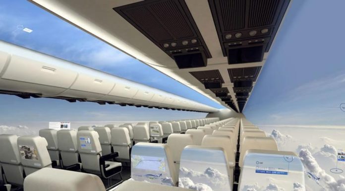 Aviones sin ventanas, el transporte aéreo que te permitirá tener una vista panorámica del cielo