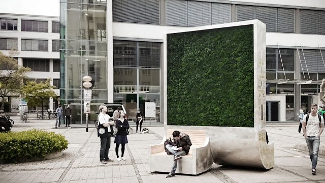 City Tree: El árbol cuadrado que absorbe tanta contaminación como un bosque pequeño