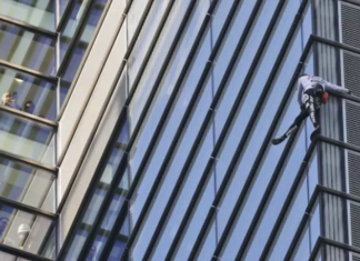 Hombre fue descubierto escalando el edificio más alto de Gran Bretaña, sin protección