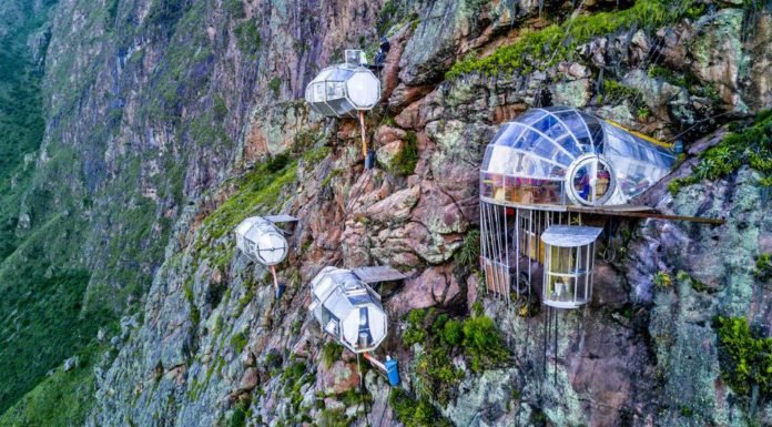 A 400 metros de altura: así luce el hospedaje más extremo del Perú