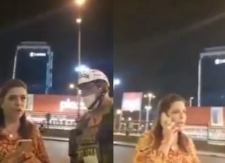Milagros Leiva es intervenida y llama a general para amedrentar a policías