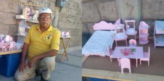 Abuelito pide ayuda en Internet para vender sus hermosas manualidades