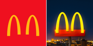 En Brasil, McDonald’s dividió su logotipo en 2 arcos para crear conciencia sobre la distancia social.