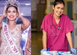 Miss Inglaterra cuelga su corona para volver a trabajar como doctora y luchar contra el coronavirus