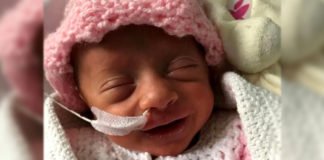 Bebé prematura que nació con COVID-19 logra vencerlo y su sonrisa nos devuelve la fe