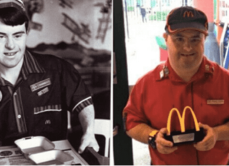 Empleado de McDonald’s con síndrome de Down se jubila después de 32 años de servir sonrisas