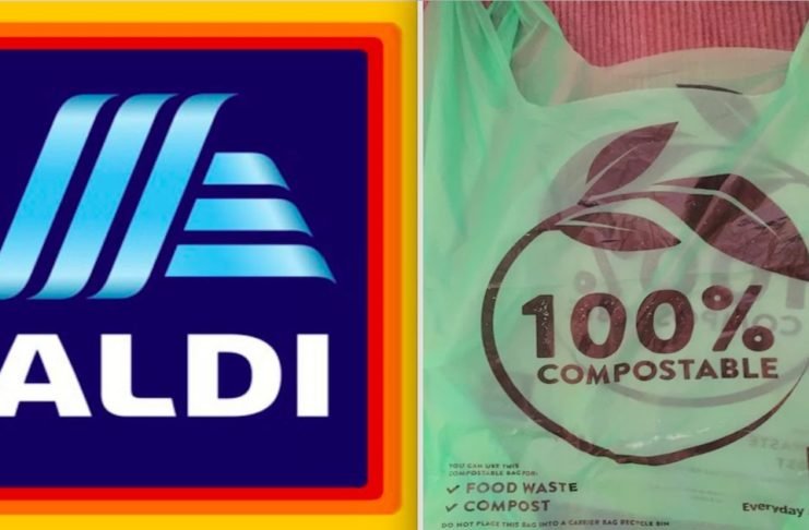 Supermercado en Irlanda reemplaza todas sus bolsas de plástico con bolsas biodegradables compostables