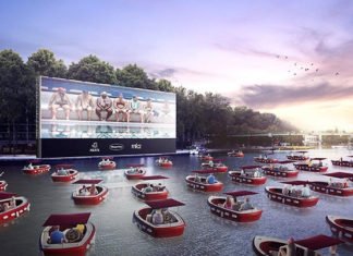 Un cine flotante al aire libre llegará a La Villette en París este verano