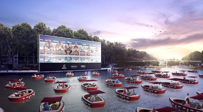Un cine flotante al aire libre llegará a La Villette en París este verano