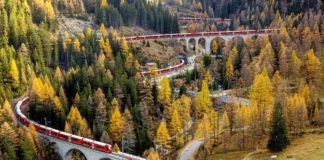 El tren más largo del mundo acaba de ser inaugurado en Suiza